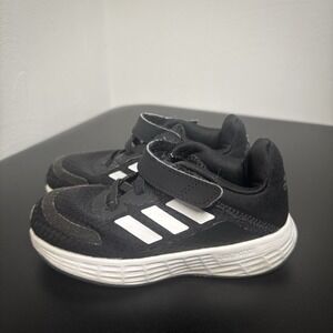 Adidas Duramo SL I Black/White Toodler Shoes US Size‎ 7.5K Hook and Loop